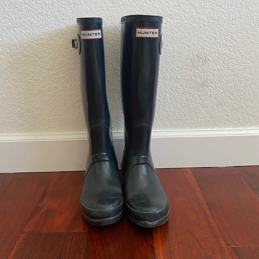 Hunter Boots Tall Navy Size 4M/5F